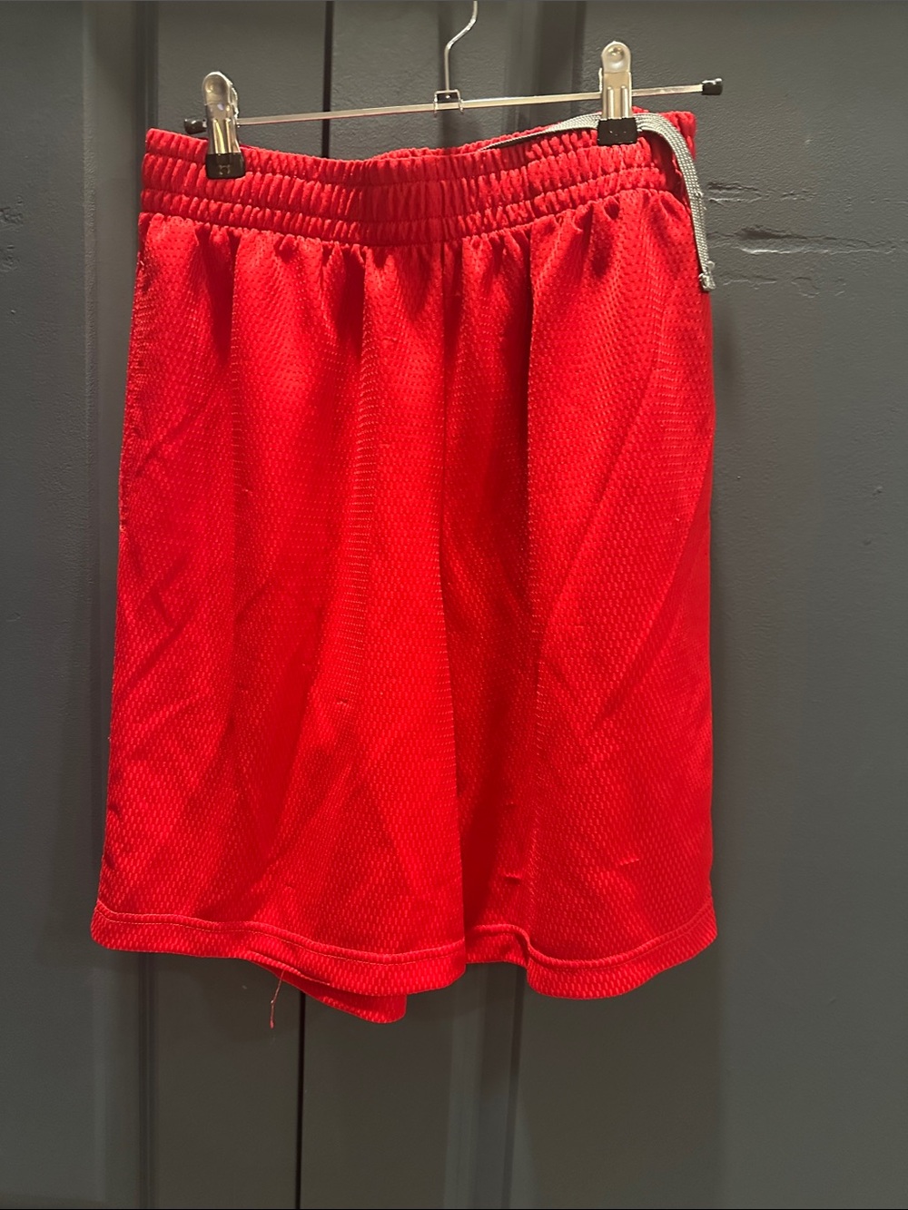 Kids Athletic Works Red Drawstring Athletic Shorts